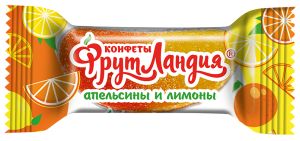 КОНФЕТЫ СЛАВЯНКА ФРУТЛАНДИЯ АПЕЛЬСИНОВ И ЛИМОНОВ КГ