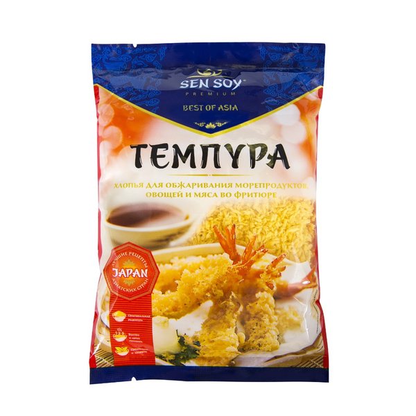 ХЛОПЬЯ ПАНИРОВОЧНЫЕ СЭН СОЙ ПРЕМИУМ 100Г ЯПОНСКИЕ ТЕМПУРА ПАКЕТ