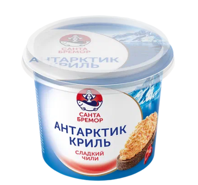 ПАСТА ИЗ МОРЕПРОДУКТОВ САНТА БРЕМОР АНТАРКТИК КРИЛЬ 150Г СЛАДКИЙ ЧИЛИ