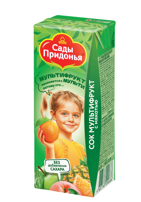 САДЫ ПРИДОНЬЯ 0,2Л НЕКТАР МУЛЬТИФРУКТ Д/П