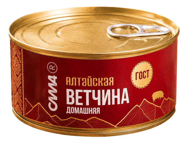 ВЕТЧИНА СИЛА АЛТАЙСКАЯ 325Г ГОСТ ЖБ