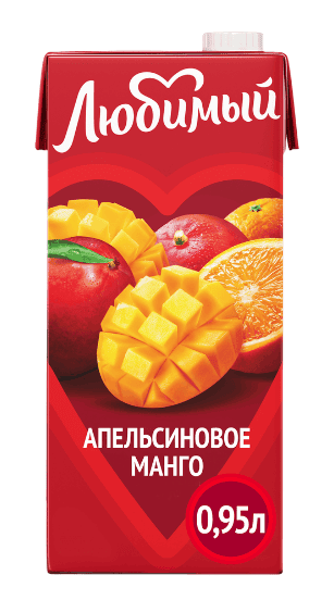 НАПИТОК СОКОСОДЕРЖАЩИЙ ЛЮБИМЫЙ 0,95Л АПЕЛЬСИНОВОЕ МАНГО Д/ДЕТ ПИТАНИЯ