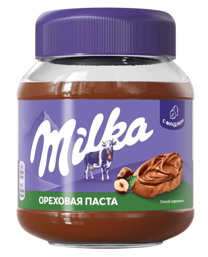 ПАСТА МИЛКА 350Г ОРЕХОВАЯ С ДОБАВЛЕНИЕМ КАКАО СТ
