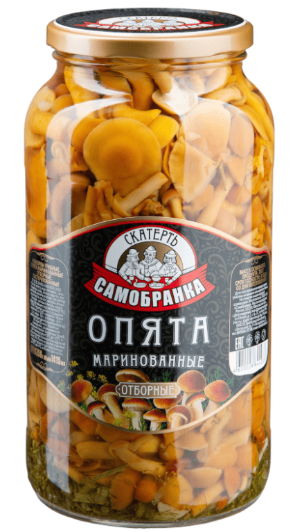 ГРИБЫ ОПЯТА СКАТЕРТЬ САМОБРАНКА 1415МЛ МАРИНОВАННЫЕ ОТБОРНЫЕ СТ