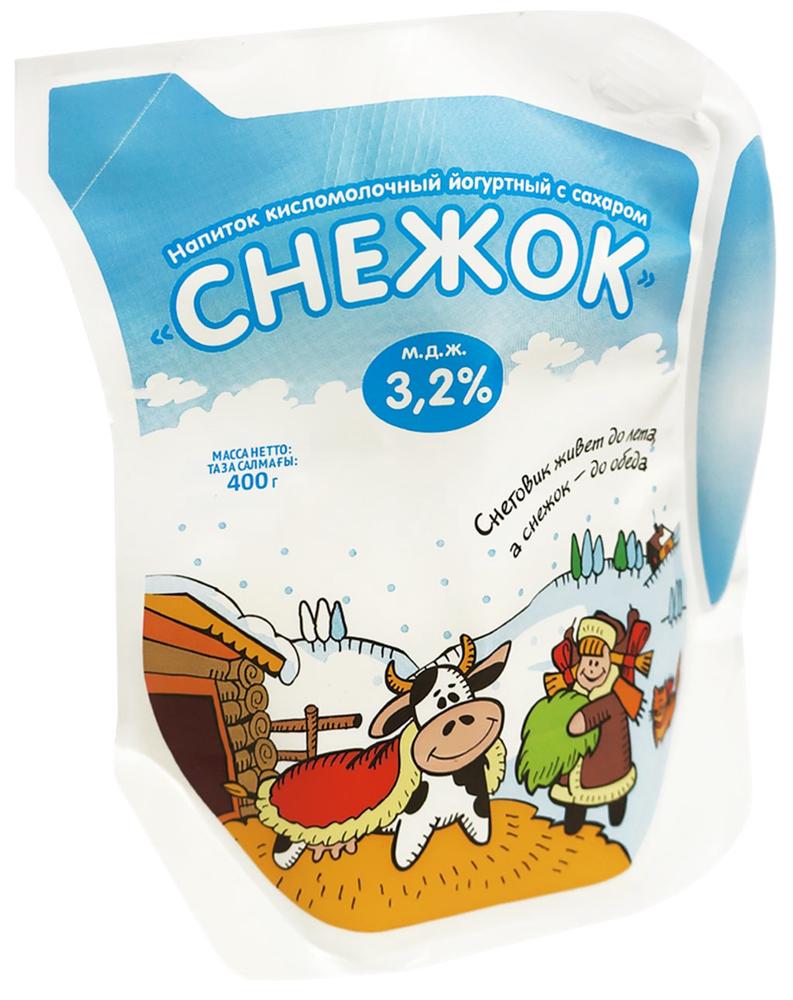 СНЕЖОК КЕЗ 3,2% 400Г ЭКОЛИН