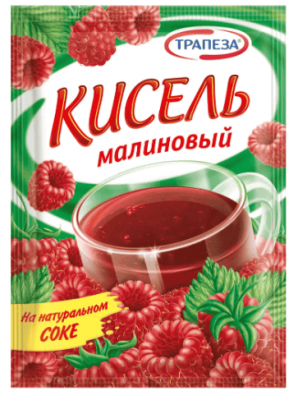 КИСЕЛЬ ТРАПЕЗА 100Г МАЛИНОВЫЙ
