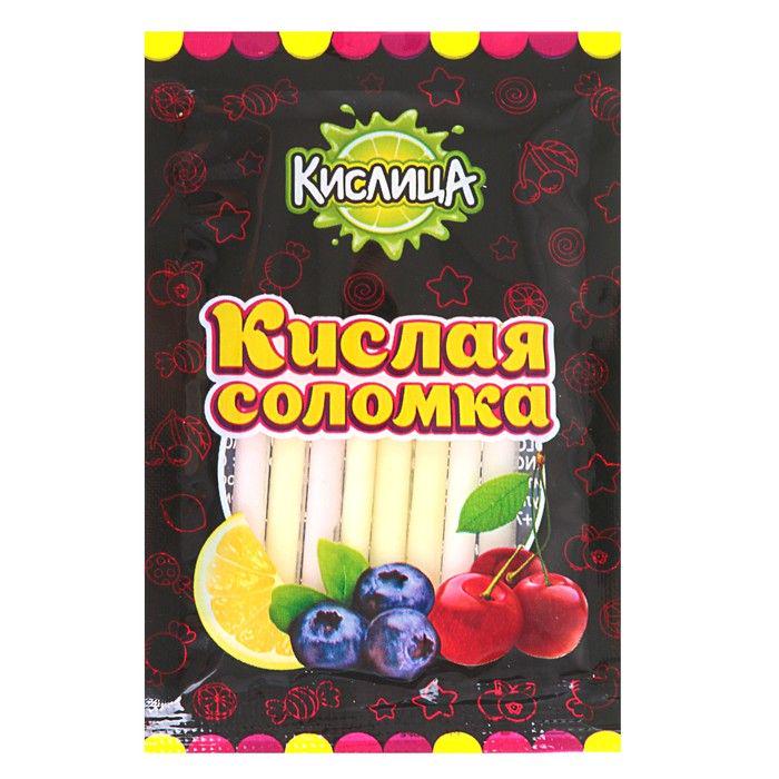 ПУДРА КИСЛАЯ КИСЛИЦА 8Г АССОРТИ ВКУСОВ ЧЕРНИКА ЛИМОН ВИШНЯ