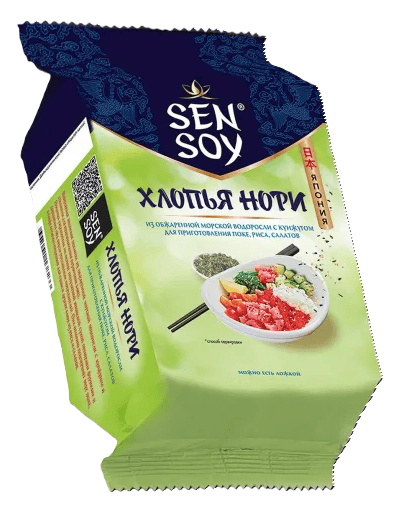 ХЛОПЬЯ СЭН СОЙ 30Г НОРИ С КУНЖУТОМ
