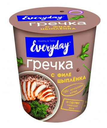 ГРЕЧКА Б/П ЭВЕРИДЭЙ 75Г С ФИЛЕ ЦЫПЛЕНКА СТАКАН