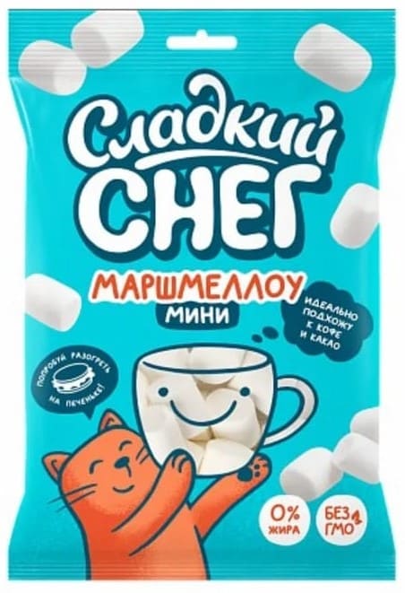 ЗЕФИР ЖЕВАТЕЛЬНЫЙ НЭКС 200Г МАРШМЕЛОУ МИНИ СО ВКУСОМ ВАНИЛИ