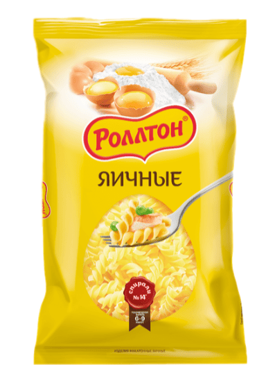 ИЗДЕЛИЯ МАК РОЛЛТОН 400Г СПИРАЛИ ЯИЧНЫЕ ГРУППА В