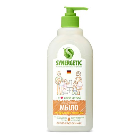 МЫЛО ЖИДКОЕ СИНЕРГЕТИК 0,5Л МИНДАЛЬНОЕ МОЛОЧКО
