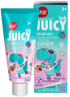 ПАСТА ЗУБНАЯ СПЛАТ ДЖУСИ 55МЛ ДЕТСКАЯ СО ФТОРОМ АРБУЗ