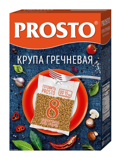 КРУПА ПРОСТО ГРЕЧНЕВАЯ 500Г 8*62,5Г ТВ