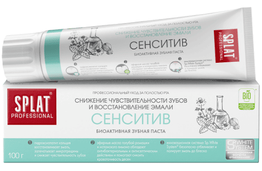 ПАСТА ЗУБНАЯ СПЛАТ ПРОФЕССИОНАЛ 100МЛ СЕНСЕТИВ