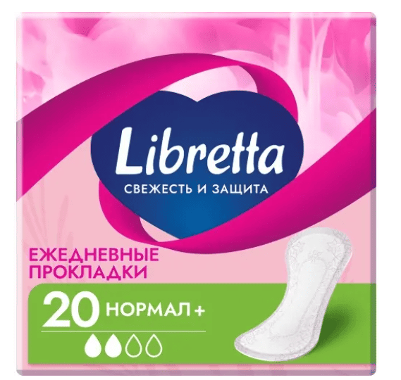 ПРОКЛАДКИ ЕЖЕДН ЛИБРЕТТА 20ШТ СВЕЖЕСТЬ И ЗАЩИТА НОРМАЛ+