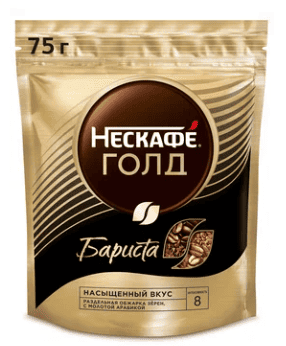 КОФЕ НЕСКАФЕ ГОЛД БАРИСТА СТАЙЛ 75Г ПАКЕТ