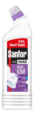 СРЕДСТВО САНИТАРНО-ГИГИЕНИЧЕСКОЕ САНФОР 1500МЛ ХЛОРУМ
