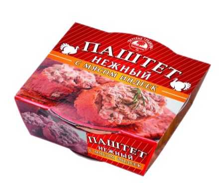ПАШТЕТ ХАНГРОУ ВКУСНЫЕ ТРАДИЦИИ 90Г НЕЖНЫЙ ИЗ МЯСА ИНДЕЕК ЛАМИСТЕР