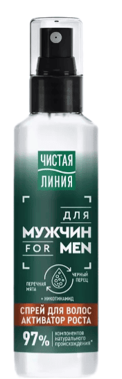 СПРЕЙ ДЛЯ ВОЛОС ЧИСТАЯ ЛИНИЯ 160МЛ