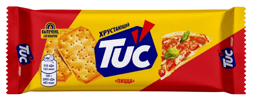 КРЕКЕР ТУК 100Г СО ВКУСОМ ПИЦЦЫ