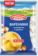 ВАРЕНИКИ МИШКИНСКИЙ ПРОДУКТ 700Г С КАРТОФЕЛЕМ И ГРИБАМИ