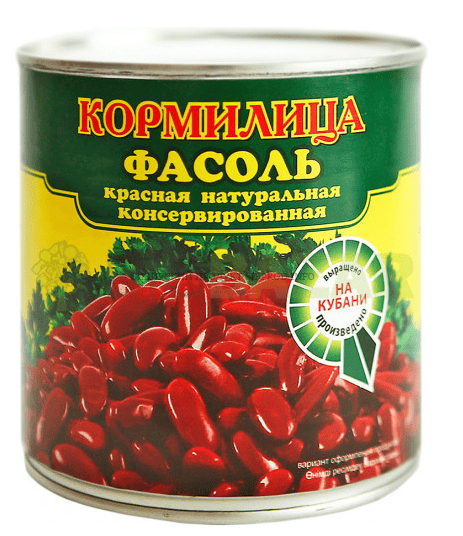 ФАСОЛЬ КОРМИЛИЦА 425МЛ КРАСНАЯ ЖБ