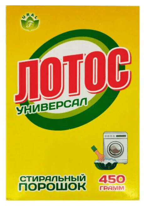ПОРОШОК ЛОТОС 450Г УНИВЕРСАЛ КОРОБКА
