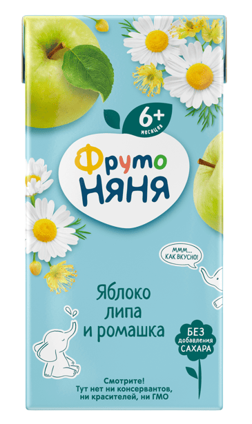 НАПИТОК ФРУТОНЯНЯ 200МЛ РОМАШКА ЛИПА НЕОСВЕТЛ