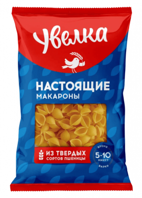 ИЗДЕЛИЯ МАКАРОННЫЕ УВЕЛКА 450Г РАКУШКИ М/У