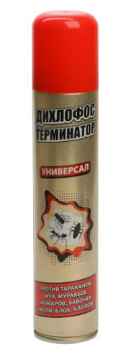 СРЕДСТВО ДИХЛОФОС ТЕРМИНАТОР 600МЛ ОТ ЛЕТАЮЩИХ И ПОЛЗАЮЩИХ НАСЕКОМЫХ