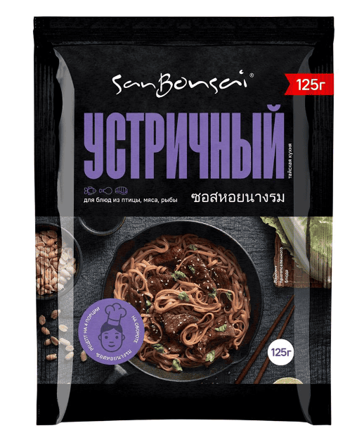 СОУС Д/ПРИГОТОВЛЕНИЯ САН БОНСАЙ 125Г УСТРИЧНЫЙ ПЭТФ