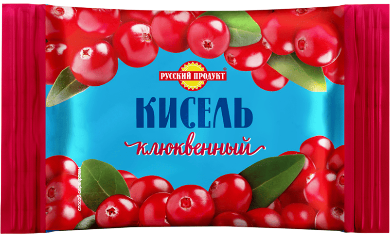 КИСЕЛЬ РУССКИЙ ПРОДУКТ 190Г КЛЮКВЕННЫЙ