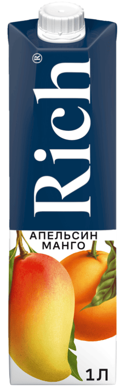 НЕКТАР РИЧ 1Л АПЕЛЬСИН МАНГО