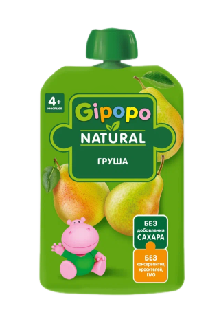 ПЮРЕ ГИПОПО 90Г НЕЖНАЯ ГРУШКА ПАУЧ