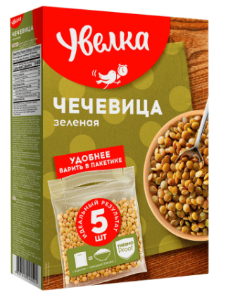 КРУПА УВЕЛКА 5ШТ*80Г ЧЕЧЕВИЦА