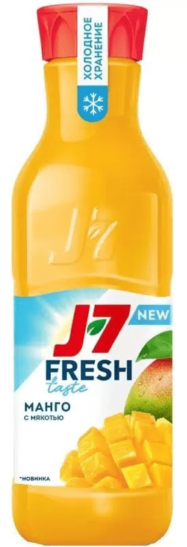 НЕКТАР J7 850МЛ ИЗ МАНГО С МЯК ДЛЯ ДЕТ ПИТ ПЭТ