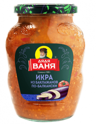 ИКРА ДЯДЯ ВАНЯ 350Г ИЗ БАКЛАЖАНОВ ПО-БАЛКАНСКИ СТ