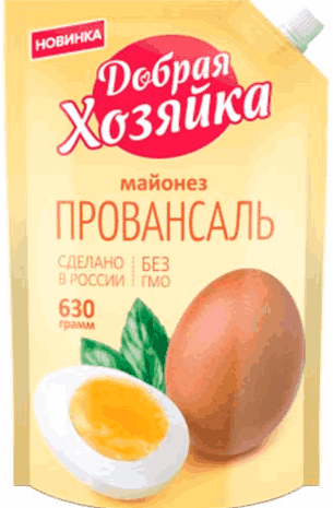 МАЙОНЕЗ ДОБРАЯ ХОЗЯЙКА 630Г ПРОВАНСАЛЬ 50,5% Д/П ДОЗ