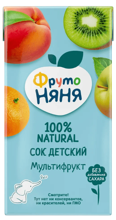 СОК ФРУТОНЯНЯ 500МЛ МУЛЬТИФРУКТ С МЯК