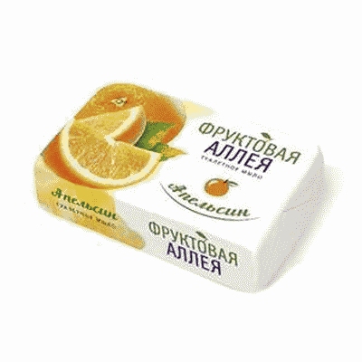 МЫЛО ФРУКТОВАЯ АЛЛЕЯ 90Г АПЕЛЬСИН