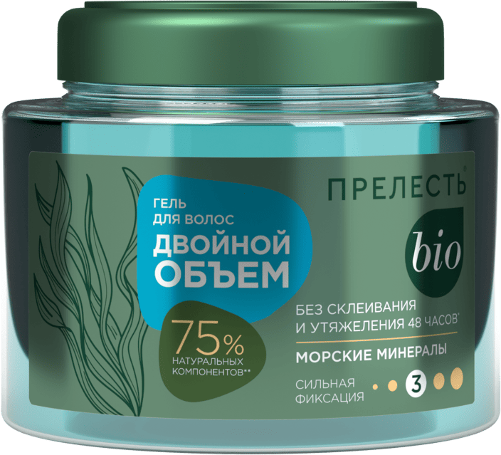 ГЕЛЬ Д/ВОЛОС ПРЕЛЕСТЬ 250МЛ БИО МОРСКИЕ МИНЕРАЛЫ СИЛЬНАЯ ФИКСАЦИЯ