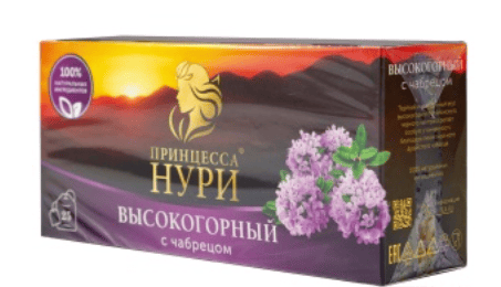 ПРИНЦЕССА НУРИ ПАКЕТ 1,8*25 ВЫСОКОГОРНЫЙ С ЧАБРЕЦОМ
