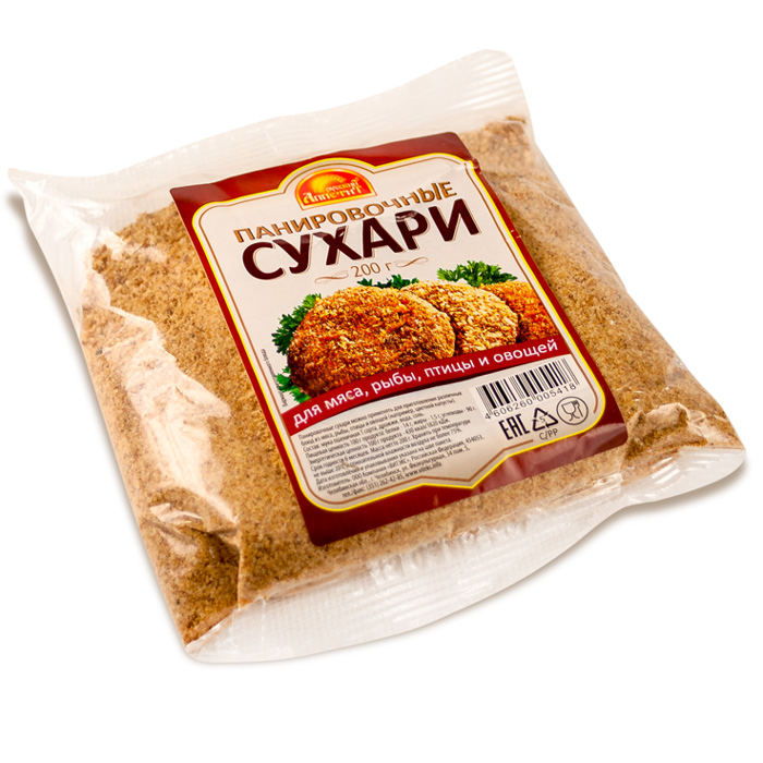 СУХАРИ ПАНИРОВОЧНЫЕ ВИТЭКС 200Г