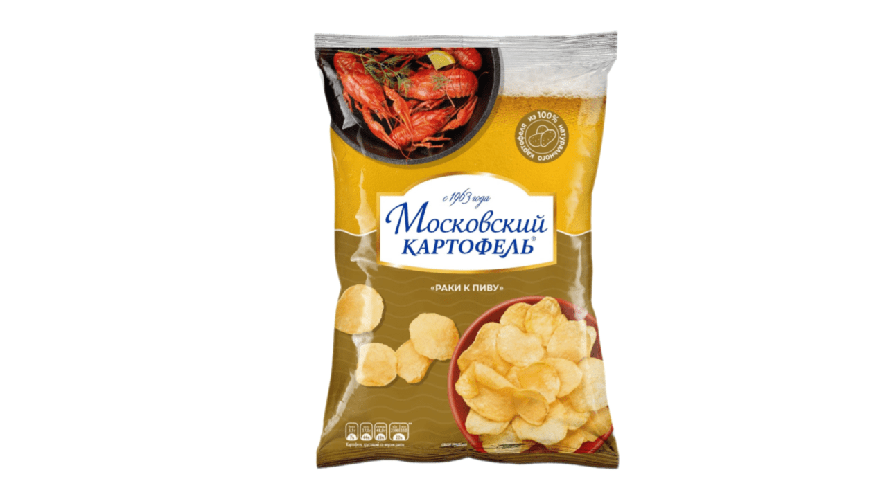 ЧИПСЫ МОСКОВСКИЙ КАРТОФЕЛЬ 60Г РАКИ К ПИВУ
