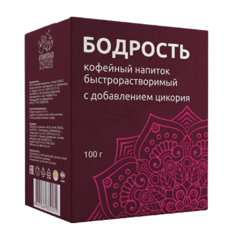 НАПИТОК КОФЕЙНЫЙ БОДРОСТЬ 100Г Б/РАСТ