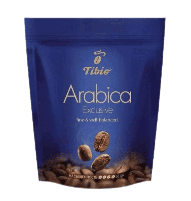 КОФЕ ТИБИО АРАБИКА ЭКСКЛЮЗИВ 150Г РАСТВОРИМЫЙ ПАКЕТ