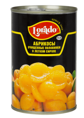 АБРИКОСЫ ЛОРАДО 425Г ЖБ