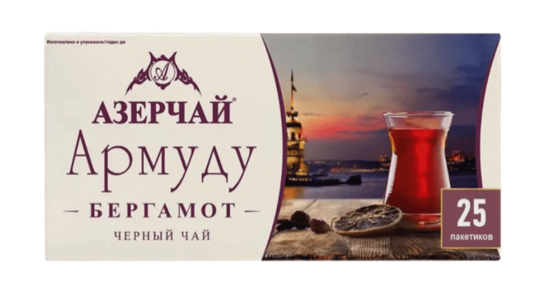 ЧАЙ АЗЕРЧАЙ АРМУДУ 25*1,6Г ЧЕРНЫЙ С АРОМАТОМ БЕРГАМОТА ПАКЕТ