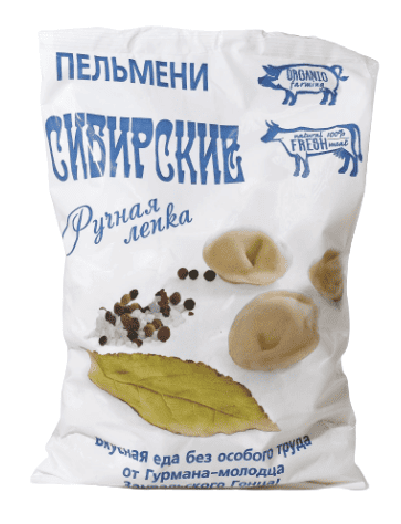 ПЕЛЬМЕНИ ГОНЕЦ 900Г СИБИРСКИЕ КЛАССИЧЕСКИЕ РУЧНАЯ ЛЕПКА